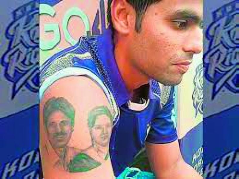 Surya Kumar is so attached to his parents that he has tattooed their images along with their names on his right arm. â€œWe didnâ€™t want him to face any pain, but he was adamant. Itâ€™s a permanent tattoo and heâ€™s very fond of it,â€ says Ashok Kumar.