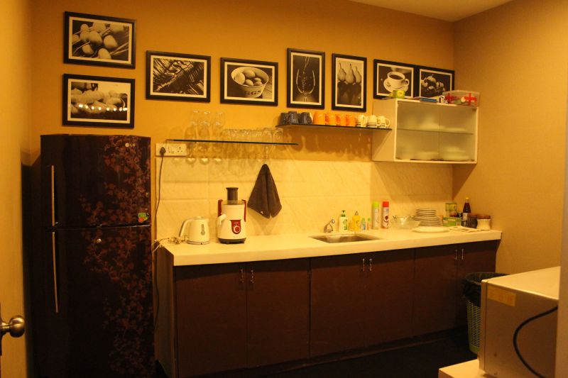 Interiors of the Kitchen.