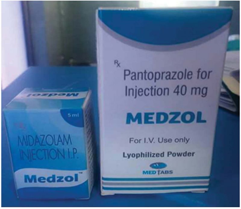 Brand Name Medzol of one firm is Prantoprazole ( used for acidity) while other brand contains Midazolam ( used for seizures and insomnia).