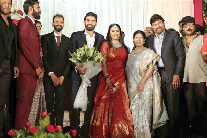 Yuva Rajkumar, Sridevi Byrappa, Surekha Konidala, Chiranjeevi and Ravichandran