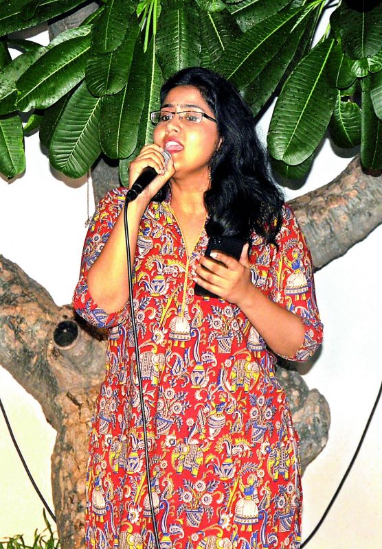 A performer at Saptaparni