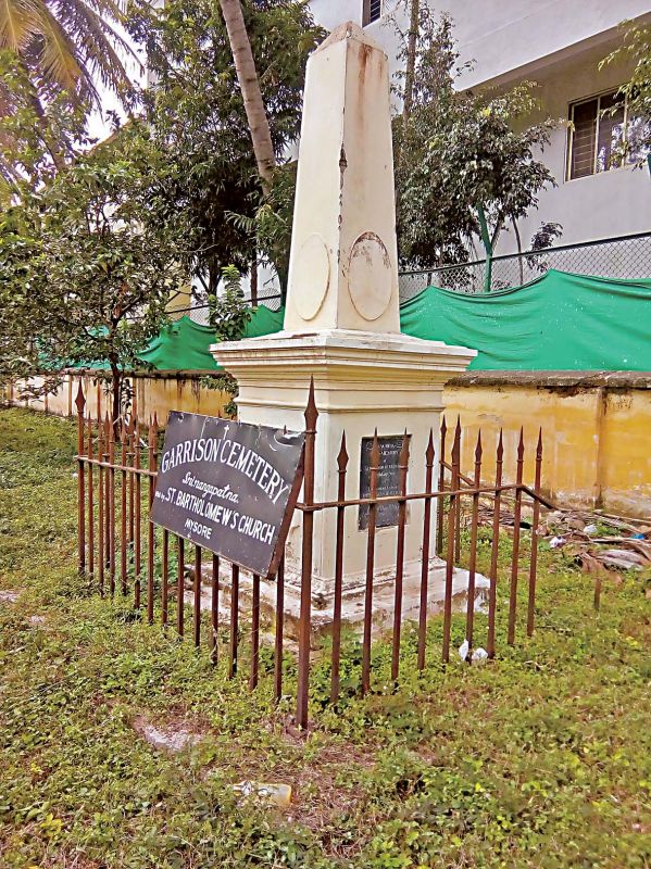 In Srirangapatna... Tombstones tell tales of Swiss valour