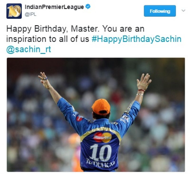 Sachin Tendulkar birthday wishes