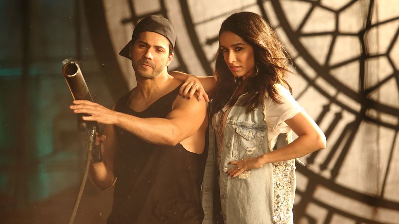 Varun and Shraddha in a still from the song.