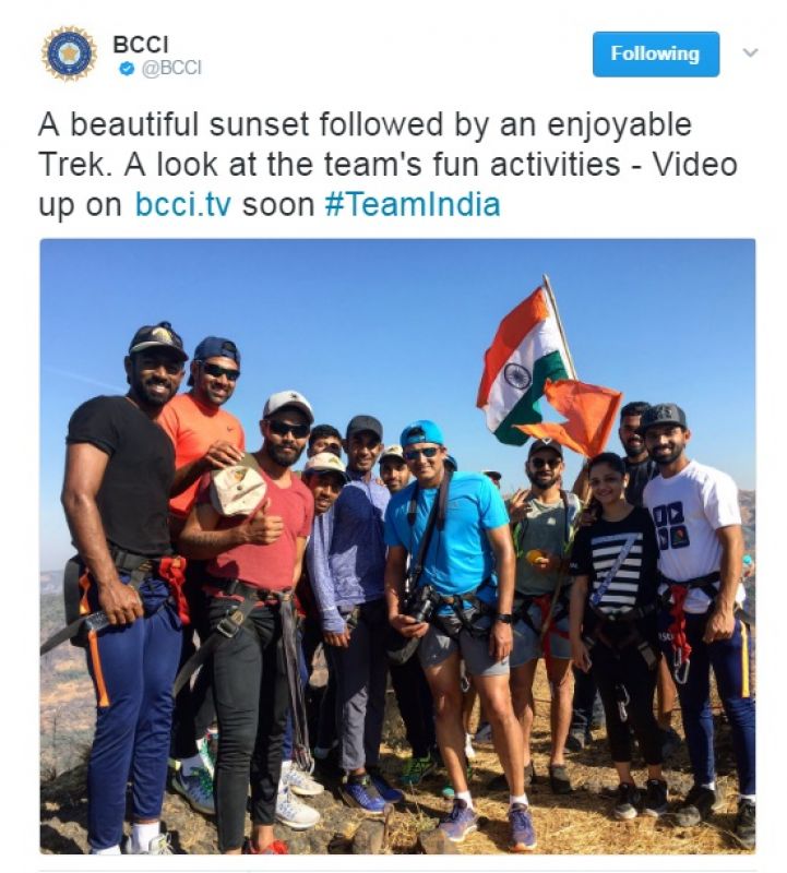 Team India trekking, India vs Australia, Pune