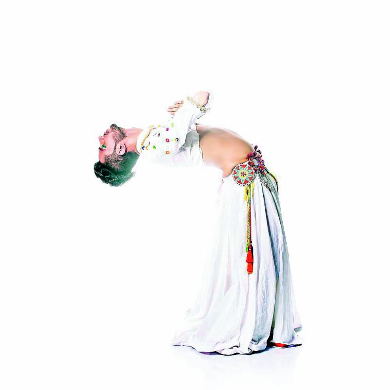 Eshan Hilal, a professional belly dancer.