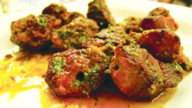 Rajasthani Boti Kebab (cooked on sigri)