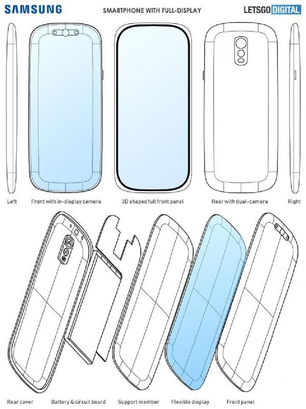 Samsung Galaxy S11 blueprint