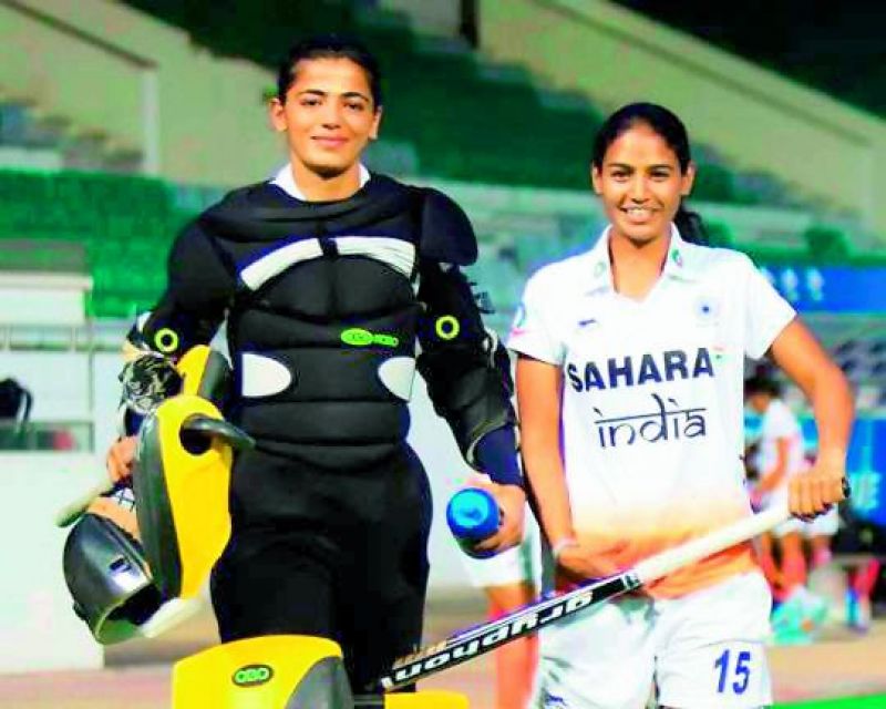 backbones: Goalkeeper Savita Punia (left) was the standout performer in the recent Asia Cup, where India won the gold.