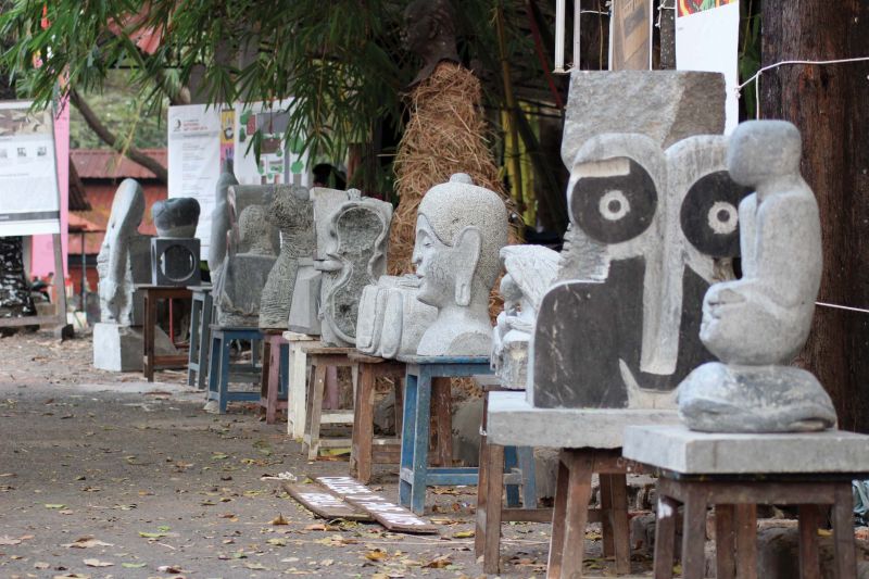 Sculptures from the Myladi camp