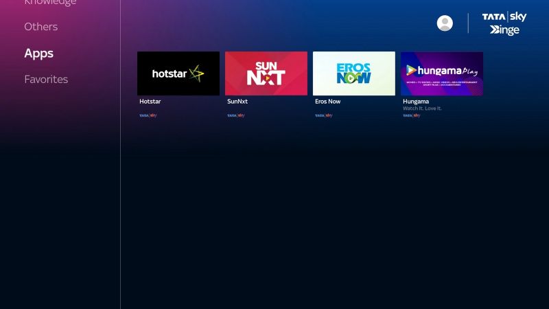 Tata sky app hot sale for fire tv