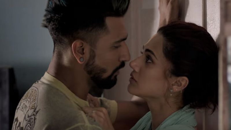 Vicky Kaushal and Taapsee Pannu in the still from 'Manmarziyaan' trailer. (Courtesy: YouTube/ErosNow)