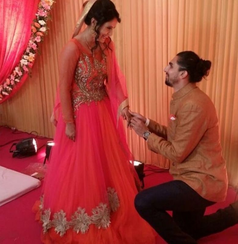 Ishant Sharma and Pratima Singh got engaged on June 19 this year. (Photo: Ishant Sharma Instagram)