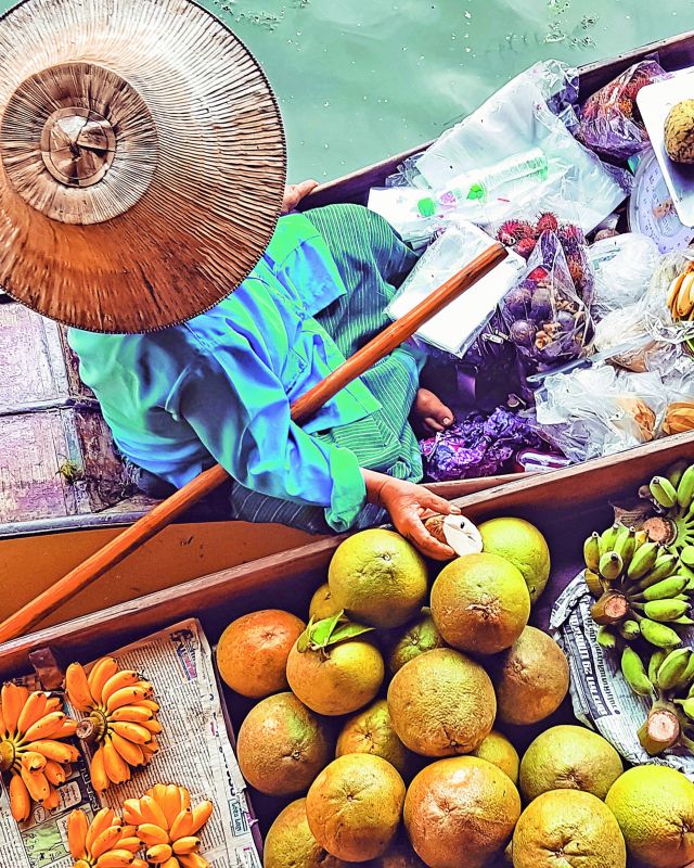 The fruitseller, Thailand.