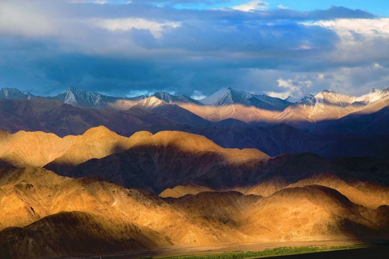 The majestic mountainscape of Ladakh 