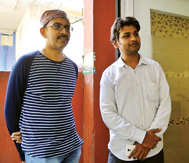 Architect Mansoor Ali (left) and Syed Mansoor, a descendant of Tipu Sultan.