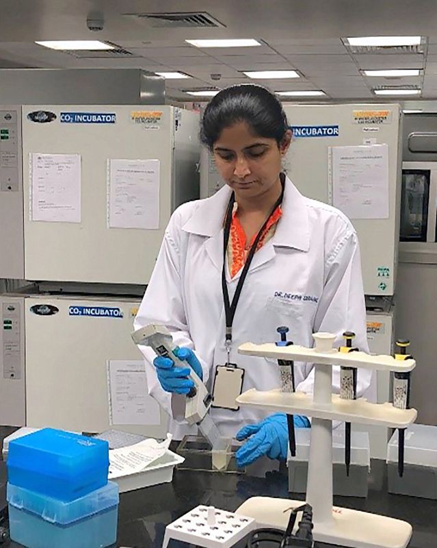 Senior scientist, Dr Deepa Sikriwal aspires to develop affordable vaccines for low and middle-income countries, at work. (Photo: MoHFW)