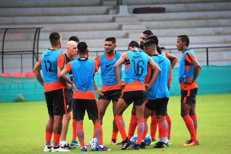 Despite the absence of Sunil Chhetri, Gurpreet Singh Sandhu and Udanta Singh, Stephen Constantine seems to have the strongest squad in the Tri-Nation Cup. (Photo: AIFF Media)