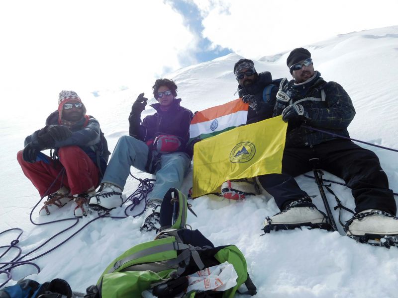 This year Preetham went up the Jagat Suk peak before the Independence Day trip to Mt Cheema. 