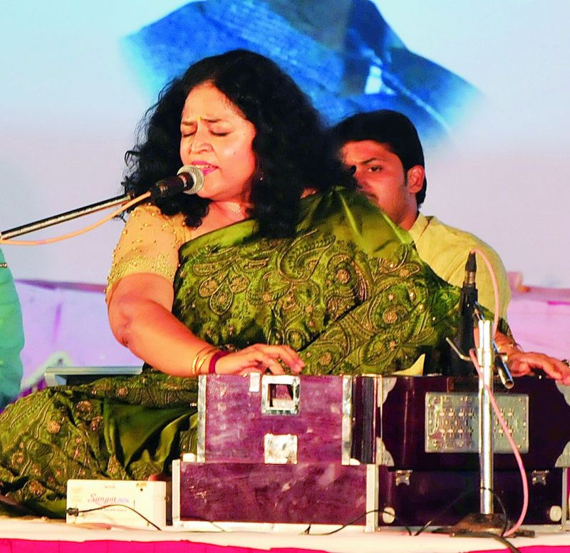 Musical tribute: Many renowned ghazal singers including Indira Naik and Anup Jalota performed at the event.