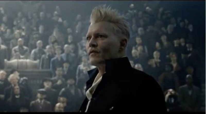 Johnny Depp as Gellert Grindelwald in Fantastic Beasts: The Crimes of Grindelwald (Picture credit: Warner Bros.Pictures).