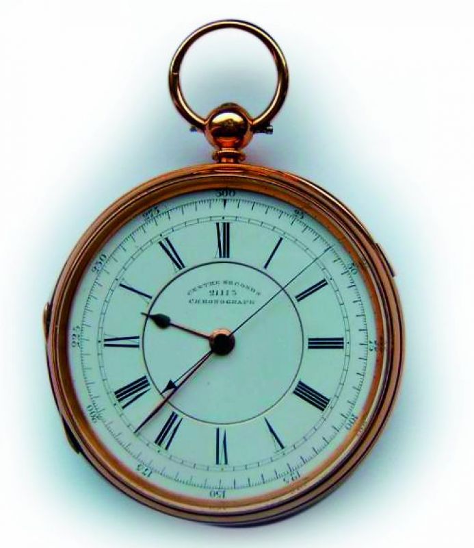 Fine Victorian 18c gold, chronograph pocket watch