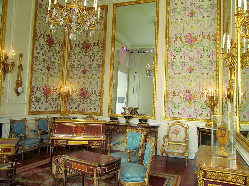 Marie Antoinette's Floral Room at The Louvre