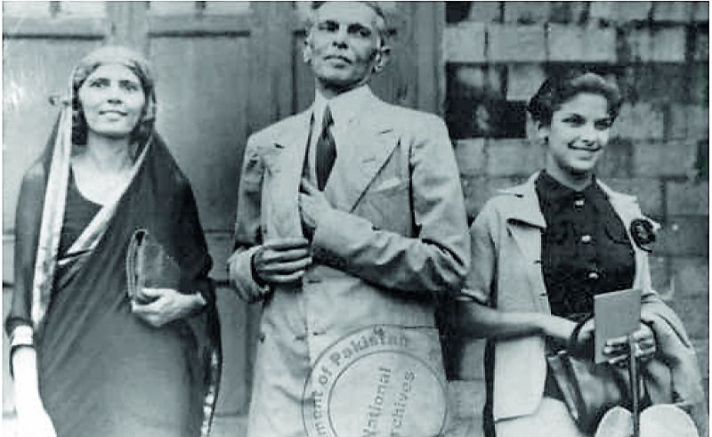  Jinnah with Fatima (right) and his daughter, Dina (left) (National Archives, Pakistan) (The following photos appear in the book)