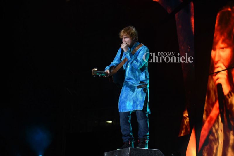 'India, you are always special': Kurta-clad Ed Sheeran regales fans at Mumbai concert