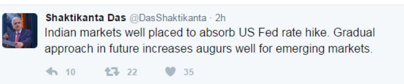 Shaktikanta Das Tweet