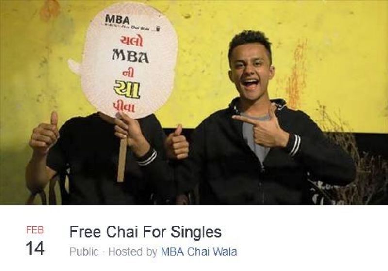 Facebook event for Single's Day. (Photo: MBA Chai Wala/Facebook)