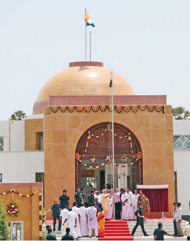 The majestic monument that now stands at Kalam's tomb is the DRDO's  fulfillment of that wish on his second death anniversary. 