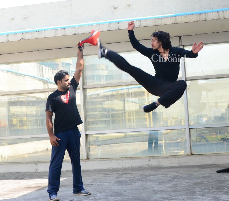 Tiger Shroff kicks