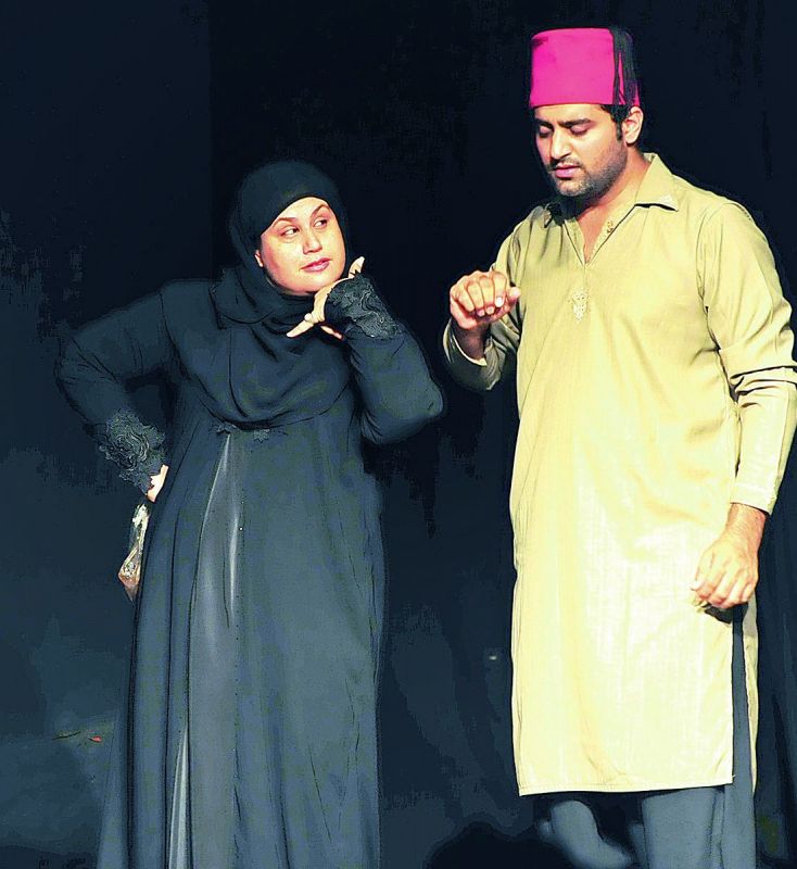 A still from the play Biryani aur Haleem.