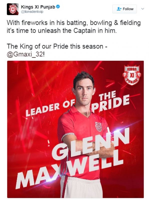 Glenn Maxwell, Kings XI Punjab, IPL