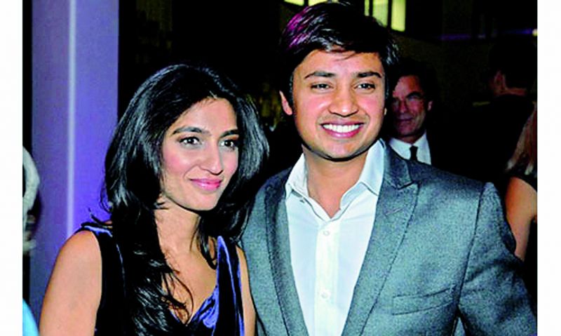 Megha Mittal and Aditya Mittal attend the British Fashion