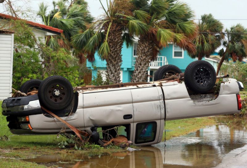 The remnants of the hurricane Harvey spun deep into Texas and unloaded extraordinary amounts of rain. (Photo: AP)