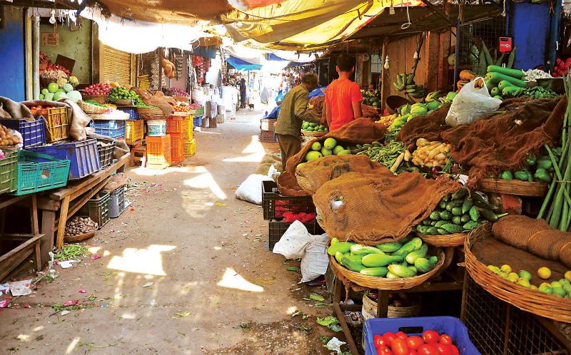 Quaint Bazaar Street in Ulsoor