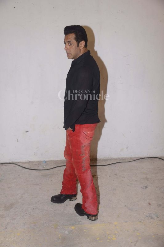 Salman Khan at 'Race 3' promotions.