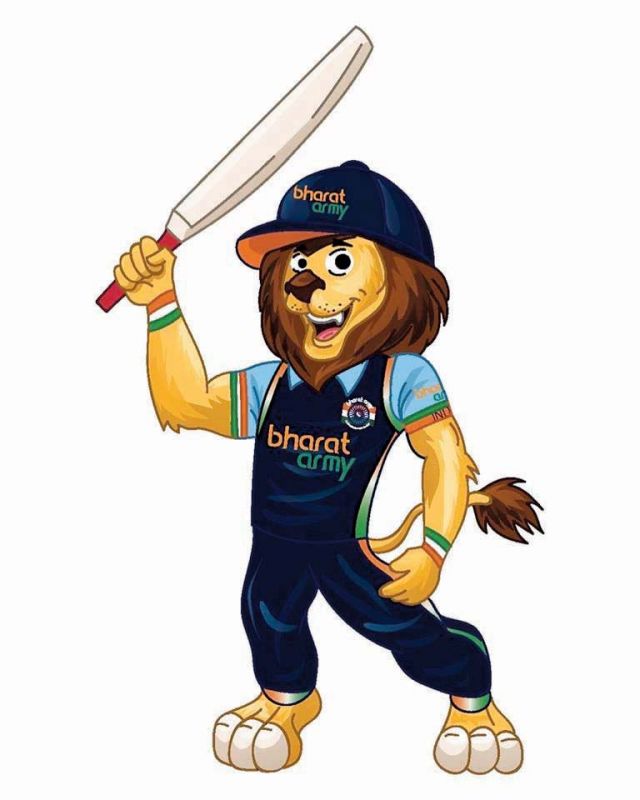  The BA mascot â€” the Bharat Army Lion