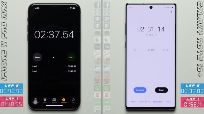 iPhone 11 Pro vs Samsung Galaxy Note 10 Plus