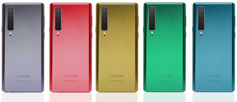 Samsung Galaxy Note 10 renders