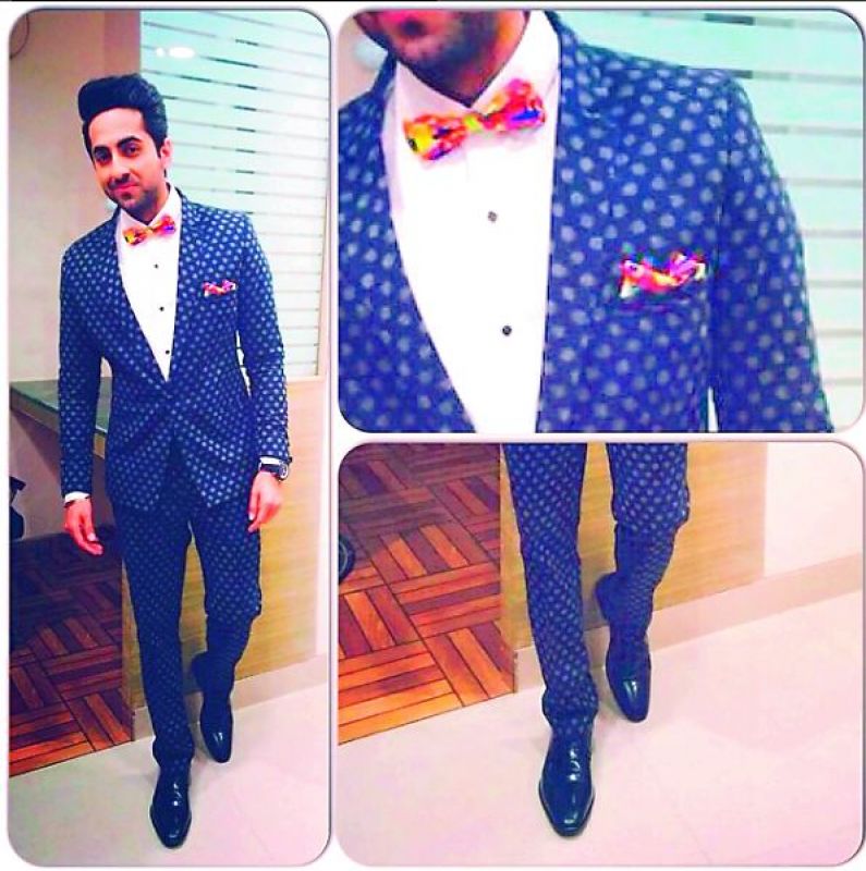 Ayushmann Khurrana show us how to carry off Polka dots with elan