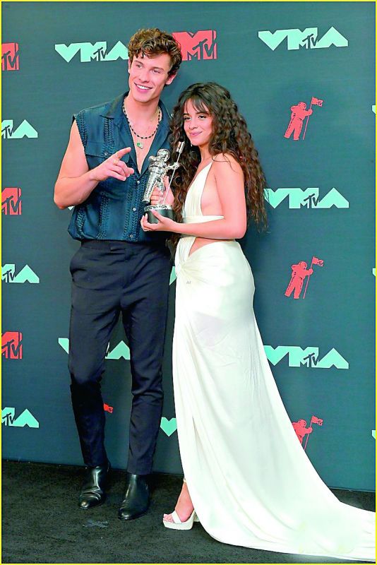 Shawn Mendes and Camila Cabello couple up while celebrating their VMAs win!