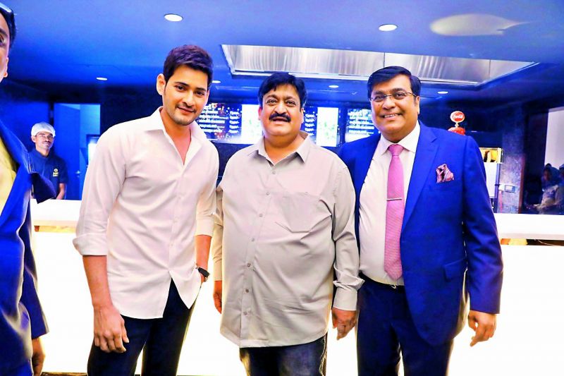 Mahesh Babu, Sunil Narang and Bharat