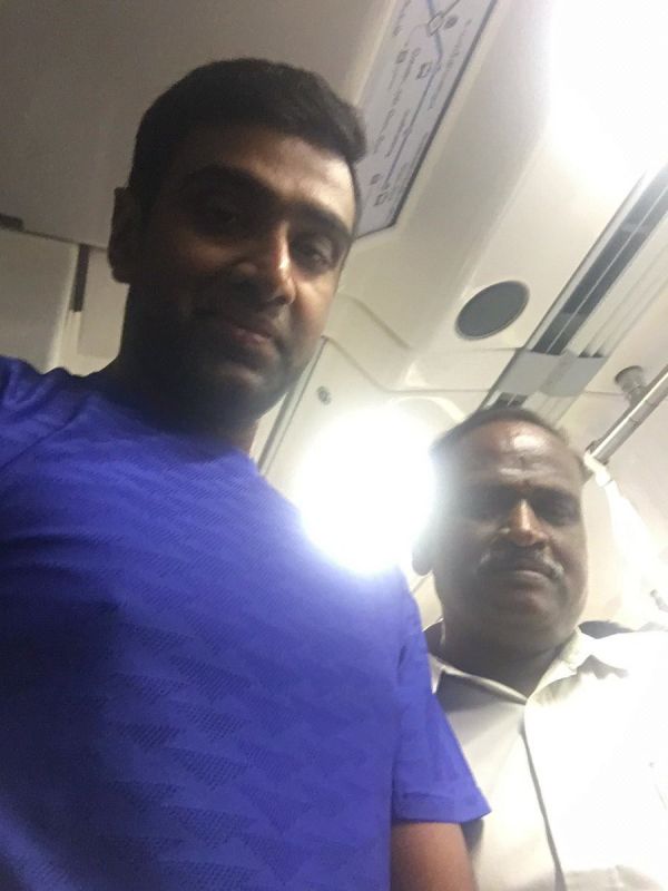 Metro rail came to the rescue of several office-goers and even a few celebrities including Indian ace cricketer R Ashwin. (Photo: R Ashiwn/Twitter)