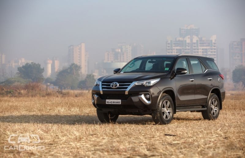 Toyota Fortuner - The pitch and bounce control of the