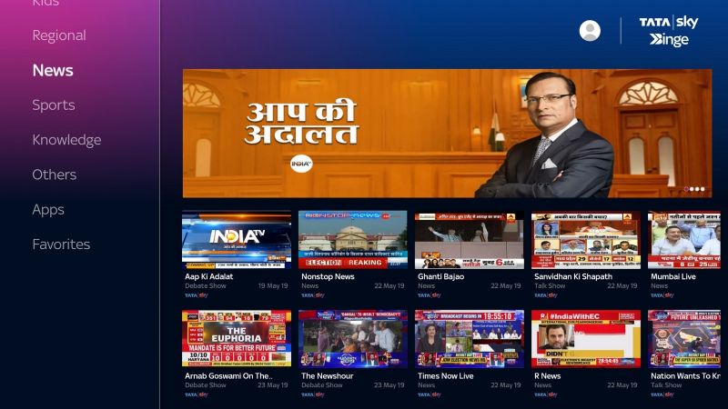 Tata sky app sales for firestick