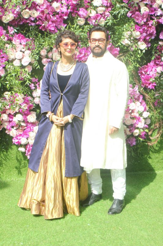 Aamir Khan with his wife Kiran Rao. (Photo Courtesy: Mrugesh Bandiwadekar)