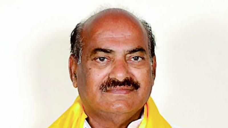 Telugu Desam MP J.C. Diwakar Reddy.